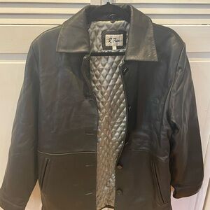 Men's Black Leather Jacket